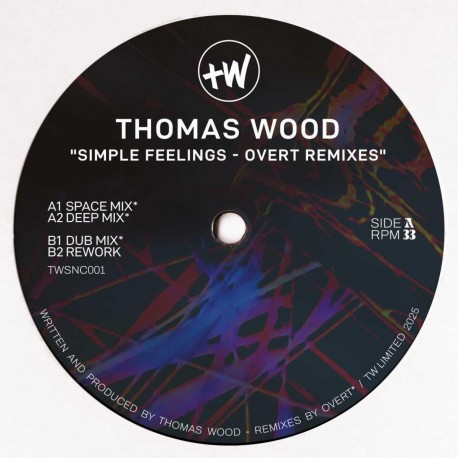 Thomas Wood, Overt - Simple Feelings Overt Remixes LP