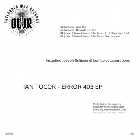Ian Tocor, Joseph Schiano di Lombo - Error 403 EP