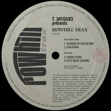 T. Jacques – Rowhill Trax EP