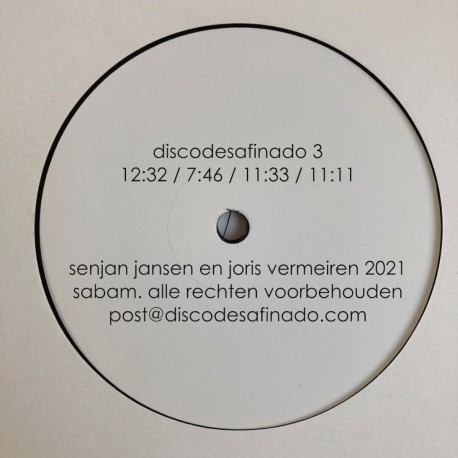 SENJAN JANSEN JORIS VERMEIREN - DISCODESAFINADO 3
