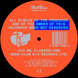 Known Artist - CLUBREMIX002